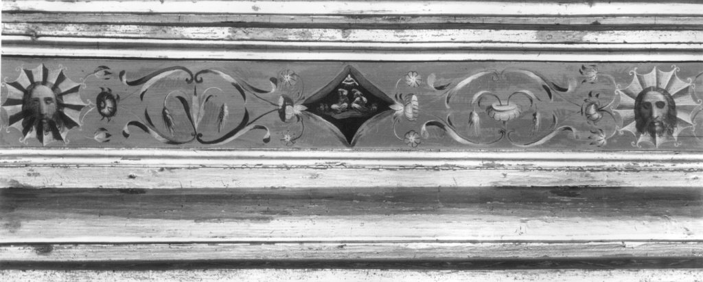 annuncio ai pastori (soffitto a cassettoni, complesso decorativo) - ambito roman